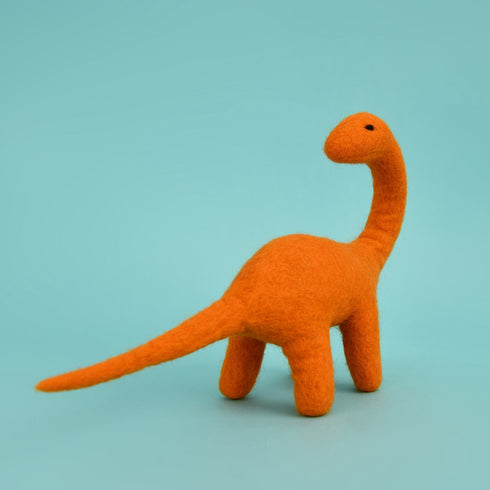 DASHDU - Daredevil Dino - Orange Felt Dinosaur